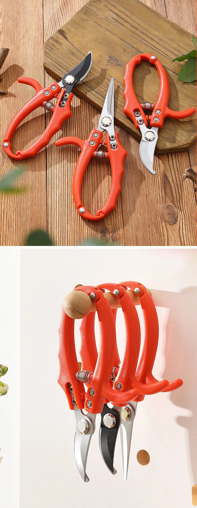 Gardening Branch Scissors Fruit Tree Shears Grafting Pruning for Bonsai Household Garden Non-slip Handle Tools Shears
