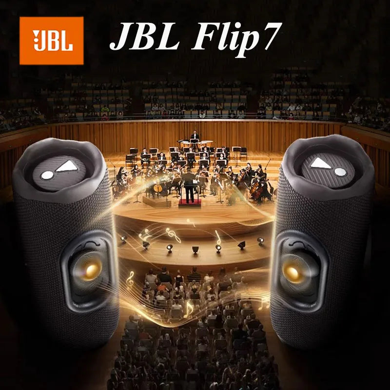 JBL FLIP 7 Official Authentic Wireless Bluetooth Speaker Outdoor Subwoofer Includes JBL Portable APP Application for Music Party