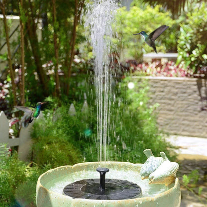 Circular Solar Fountain Pump Outdoor Swimming Pool Mini Floating Fountain Garden Courtyard Water Landscape Decoration Fountain