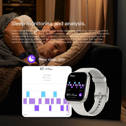 2026 Luxury Smart Watch Fitness Heart Rate Monitor Waterproof Sport Smart Band Wrist Smartwatch for Man Woman Android IOS Phones