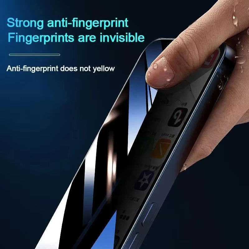 1-4pcs Anti Spy Tempered Glass for iPhone 17 16 15 14 Pro Max 16 15 14 Plus 13 12 11 16e 17Air XR XS Full Cover Screen Protector