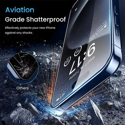 1-4pcs Anti Spy Tempered Glass for iPhone 17 16 15 14 Pro Max 16 15 14 Plus 13 12 11 16e 17Air XR XS Full Cover Screen Protector