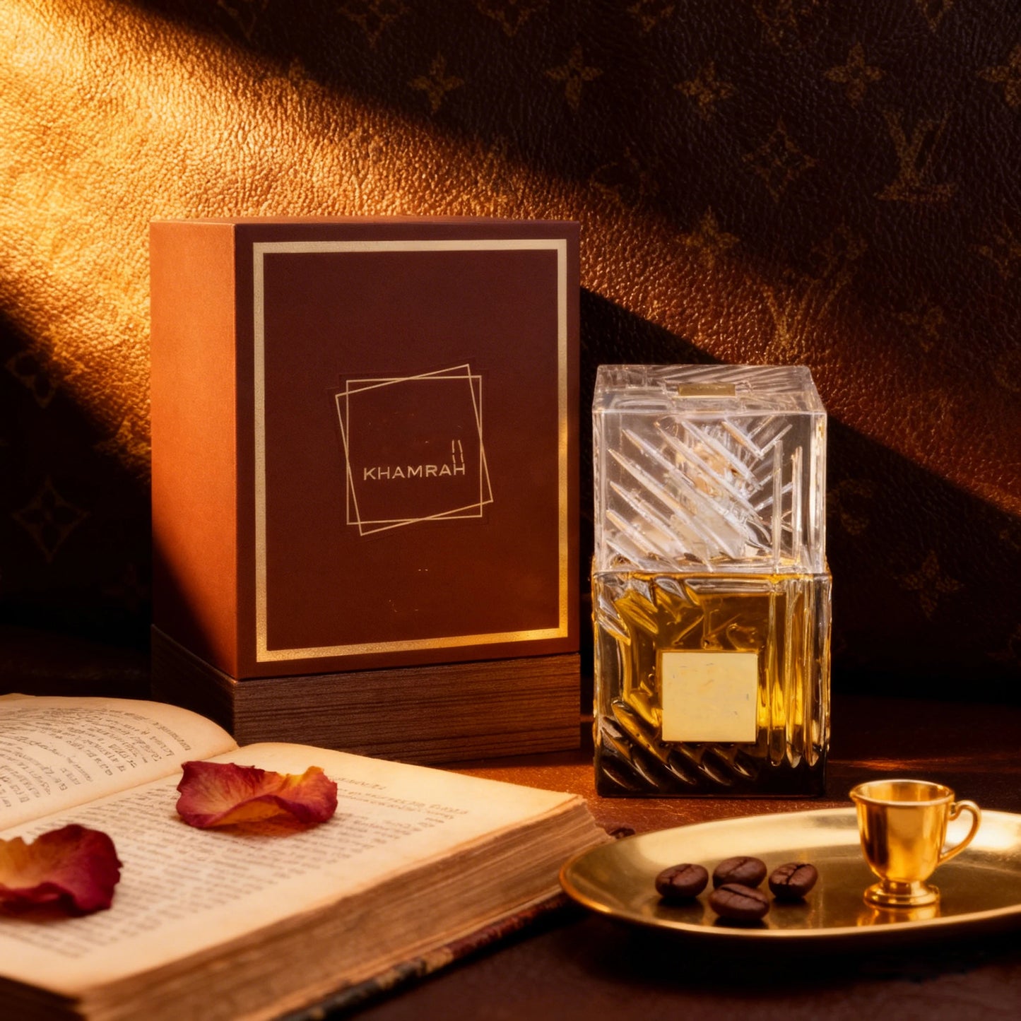 Arab Brand Leather Notes Perfume Unisex Fresh Romantic Fougere Scent Woody Notes Strong Pheromone Lasting Cologne Perfume Gift