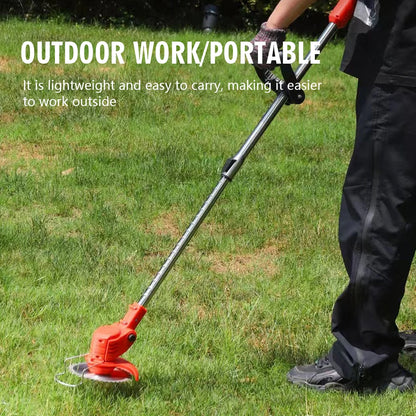 2026 New Cordless Handheld Electric Grass Trimmer Adjustable Lawn Mower Garden Tool Compatible With Makita 21V Battery