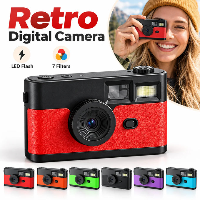 Screenless Retro Digital Camera — product image