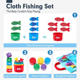 Toddler Fabric Fishing & Sorting Game — view 5