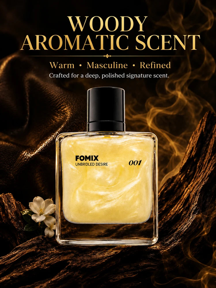 FOMIX 001 Napoleon Men’s Woody Perfume Long Lasting Citrus Aromatic Cologne Sweet Orange Lemon Jasmine Musk Coconut Woody Scent Eau De Parfum Spray Daily Office Date Travel Party Luxury Men Fragrance Gift for Him