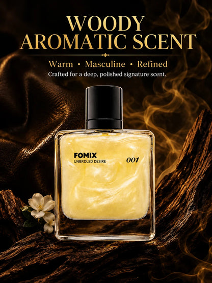 FOMIX 001 Napoleon Men’s Woody Perfume Long Lasting Citrus Aromatic Cologne Sweet Orange Lemon Jasmine Musk Coconut Woody Scent Eau De Parfum Spray Daily Office Date Travel Party Luxury Men Fragrance Gift for Him