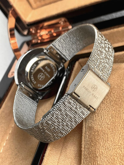 Brand Watch Fashion Beimu Face Women's Watches Waterproof Milan Strap Adjustable Female Quartz Wristwatches Free Box  gift