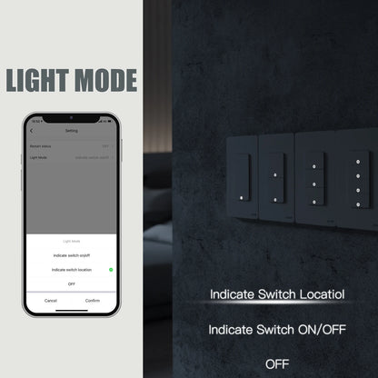 MOES Tuya ZigBee Smart Light Switch US Push Button Wall Switch Work With Alexa Google Home Neutral Wire/No Neutral Wire Required