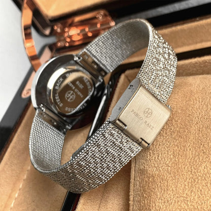 Brand Watch Fashion Beimu Face Women's Watches Waterproof Milan Strap Adjustable Female Quartz Wristwatches Free Box  gift