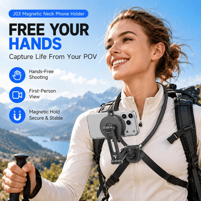 Neck-Mount Phone Holder — product image