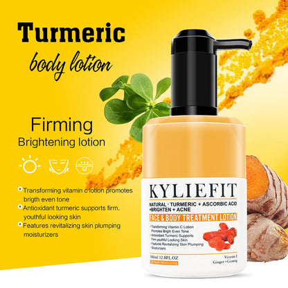 AILKE Natural Turmeric Skin Care Range, Lightening, Cleaning Skin, Moisturizes, Remove Acne and Pimples, Refining Pores