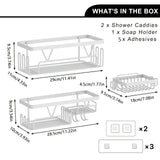 Bathroom Storage Shelf — view 2
