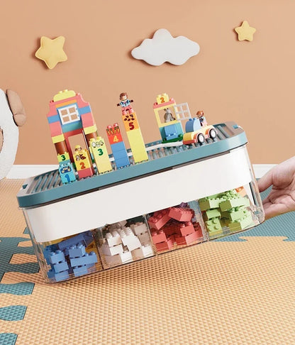 Plastic Storage Box For Lego Children Jigsaw Puzzle Building Block Container Classification Part Sort Box Kidroom Toy Organizer