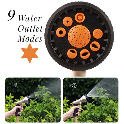 High Pressure Garden Water Hose Expandable Magic Flexible 2.5-30 Meters Sesame Granules Pipe Garden Farm Irrigation Car Wash Gun
