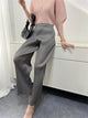 High-Waisted Pleated Wide-Leg Pants
