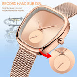 Hannah Martin Rose-Gold-Tone Quartz Watch