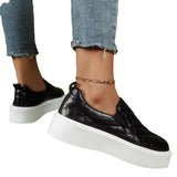Women's Quilted Platform Slip-On Shoes – product view 3