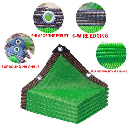 Outdoor Garden Shading Net, Terrace Awnings, Camping Shade Cover Mesh, UV Protection, HDPE Sunscreen Fabric, Shade4x5m ﻿