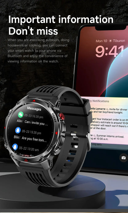 HT37 T-Rex 3 Pro Military GPS Smart Watch Waterproof Dual-band GNSS Compass Altimeter Swim 170 Sports Mode Watch with Flashlight