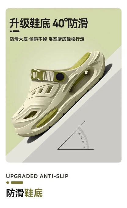 Bow foot support EVA sports sandals for men's summer indoor 2026 new cool slippers for men's home decor
