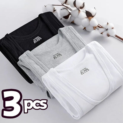 3PCS Summer Men Women Tank Top Cotton Sleeveless Shirt
Bodybuilding Muscle Vest Women Basic Elastic Tank Top Fitness T-shirt Hot