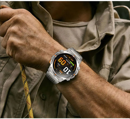HT37 T-Rex 3 Pro Military GPS Smart Watch Waterproof Dual-band GNSS Compass Altimeter Swim 170 Sports Mode Watch with Flashlight