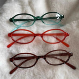 Y2K Small Oval-Square Fashion Glasses — view 6