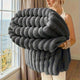 ROSEKIND Striped Fleece Blanket — view 7
