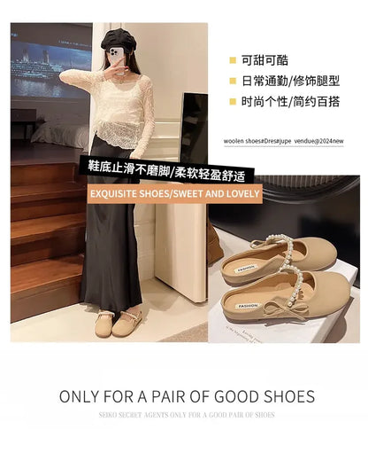 New Arrival Women Summer Mule Sandals Fashion Half Slippers Soft Sole Non Slip Casual Outdoor Beach Daily Shoes