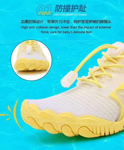 Outdoor Barefoot Sneakers Aqua shoes Men's and Women's Children's Quick-drying Swimming Beach Shoes Water Shoes Suitable Water S