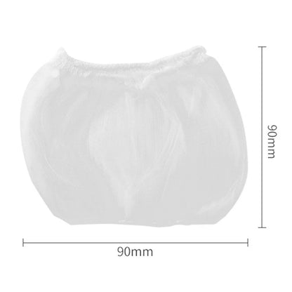 30/100Pcs Sink Net Strainer Filter Bags Fits Most Sizes of Sink Strainer Disposable Kitchen Sink Filter Net Elastic Food Catcher