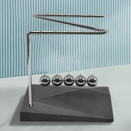 Motion Balance Machine Newtons Cradle Steel Balance Steel Balls Desktop Ornament Physics Science Pendulum Home Decoration