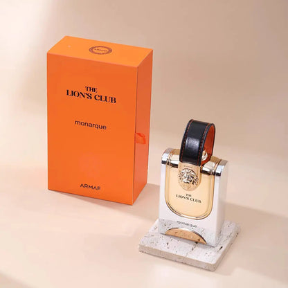 Lions Club Monarque Men's Luxury Light essence spray -3.4 oz., with vanilla and oriental fragrance, noble perfume