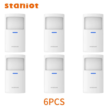 Staniot Motion Sensor PR200 Wireless 433Mhz PIR Motion Detector Security Protection Anti-Tamper Alarm for Home Alarm System