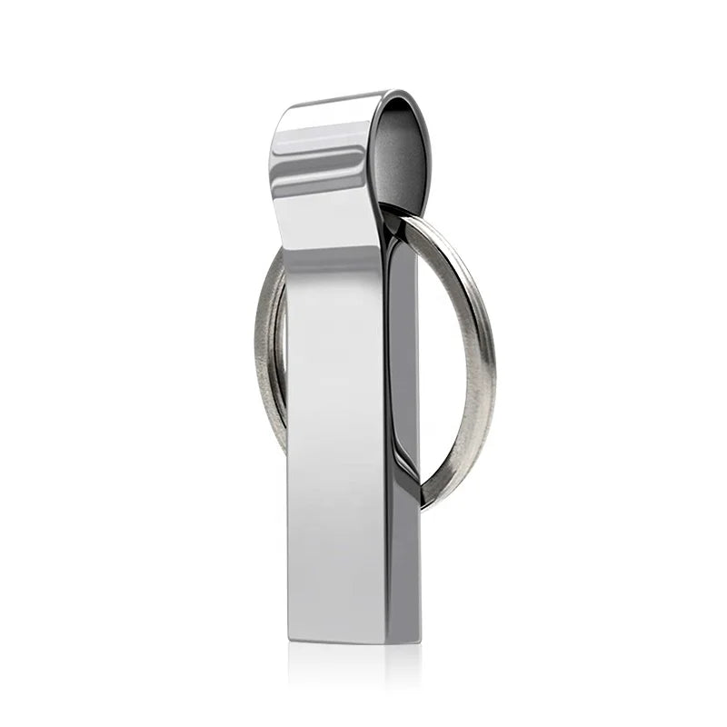100PCS/lot Metal Pen Drive 64GB 32GB 16GB USB Flash Drive 8GB 4GB U Disk 2GB 1GB 128M 256M 512M Key Usb Stick Free Custom Logo