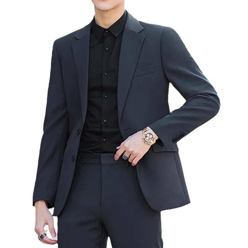 Blazer's New Men's Fashion Outdoor Travel Youth Wedding Campus Slimming Casual Korean-style Cool and Stylish Formal Wear Blazer