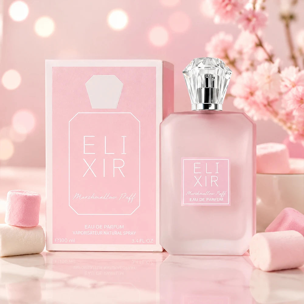 3.4fl Oz Eau De Parfum Spray,Strawberry，Marshmallow and Vanilla Perfume For Women Long Lasting,Perfect For Dating, Daily Life