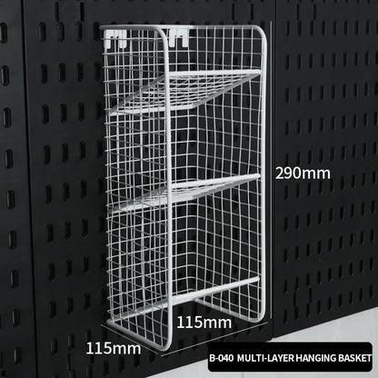 No-Holes Home Organization | This Wall Pegboard Displays & Organizes Your Daily Items & Electronics in Living Room/Study