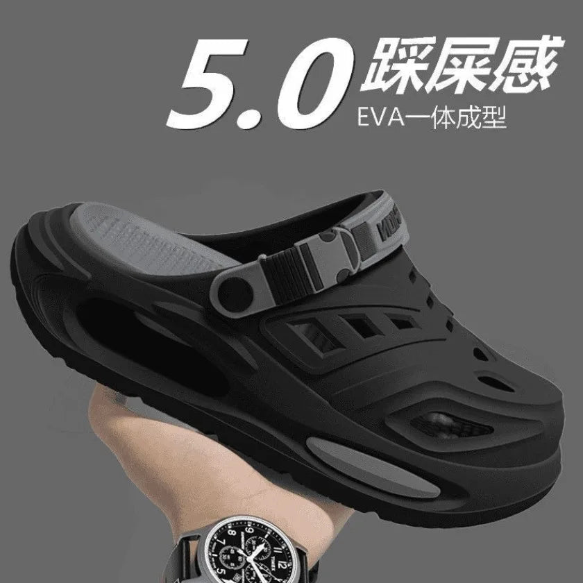 Bow foot support EVA sports sandals for men's summer indoor 2026 new cool slippers for men's home decor