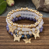 Butterfly Charm Bracelet Set — view 4