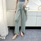 High-Waisted Pleated Wide-Leg Pants