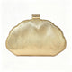 Wavy Metallic Cloud Clutch — view 1