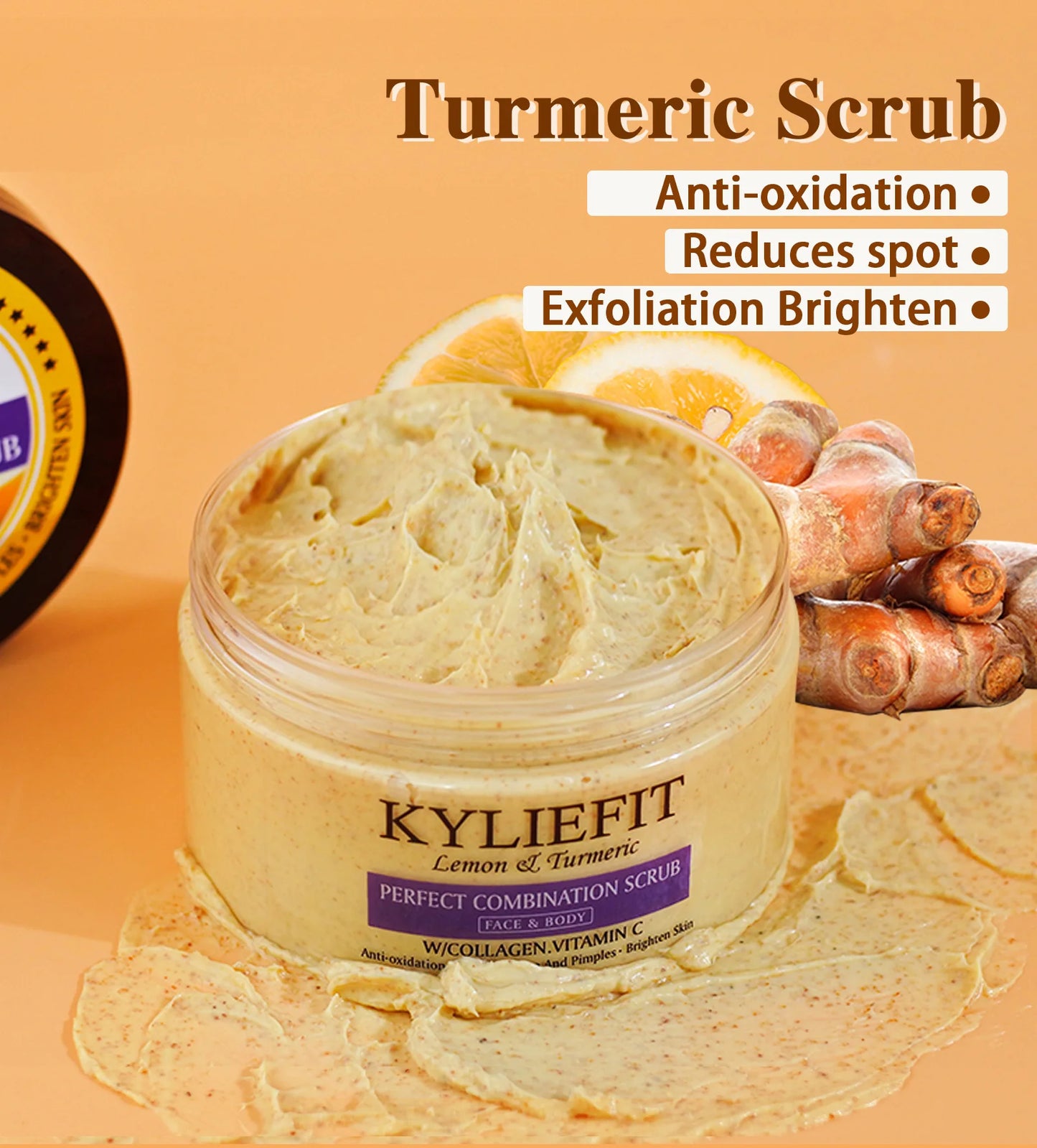 AILKE Organic Turmeric Skin Care Set, Brighten, Cleaning Skin, Remove Acne,Pimples, Whitening, Even Skin Tone, Improve Dry Skin