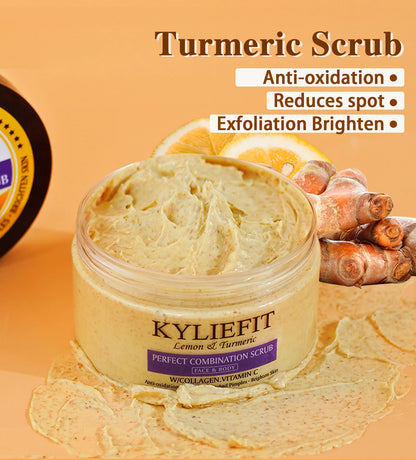 AILKE Organic Turmeric Skin Care Set, Brighten, Cleaning Skin, Remove Acne,Pimples, Whitening, Even Skin Tone, Improve Dry Skin