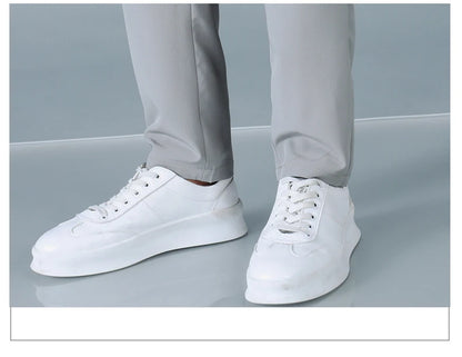 2025 Spring Summer Ultra-thin Men's Casual Pants Slim Straight Leg Elastic Waist Sports Jogging Trousers Fashion Men Golf Pants