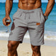 Men's Linen-Blend Beach Shorts — view 22
