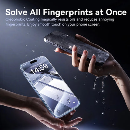 Baseus Tempered Glass for iPhone 17 16 Pro Max Screen Protector for iPhone 15 14 13 12 11 Pro Max Clear Edge Anti-Peeping Film