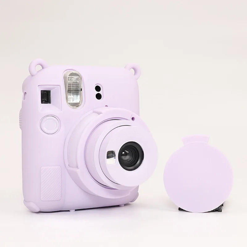 Fujifilm Mini12 Silicone Case Shockproof Drop-Proof Lightweight Soft Protector Cover Camera Body Skin Instant Camera Accessories